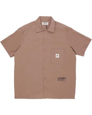 Caterpillar Short Sleeve Shirts - Marrón
