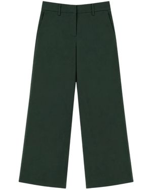 Max Mara Gang Broeken - Groen