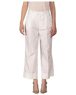 Mason's Broeken ,Wit ,Katoen New York Wide - Roze