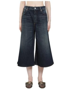 Alaïa Cropped Jeans - Blue