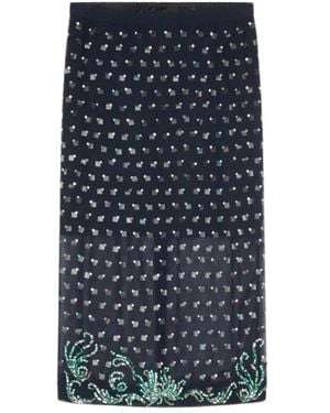 Dries Van Noten Midi Skirts - Azul