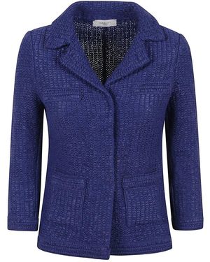 Charlott Jassen ,Blauw ,Blauwe Jas Voor Stijlvolle Lagen