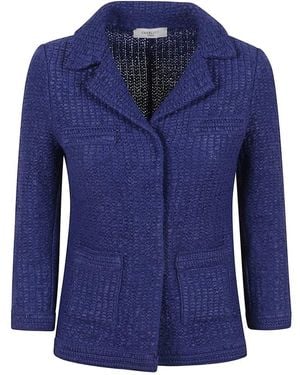 Charlott Blaue Jacke Für Stilvolles Layering