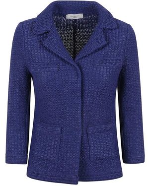 Charlott Jassen ,Blauw ,Blauwe Jas Voor Stijlvolle Lagen