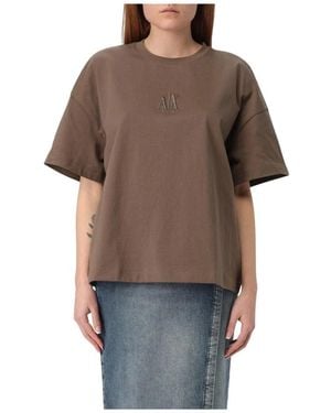 ARMANI EXCHANGE T-Shirts - Brown