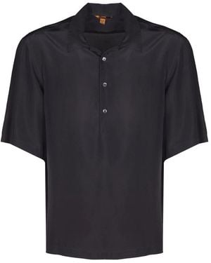 Barena Short Sleeve Shirts - Black