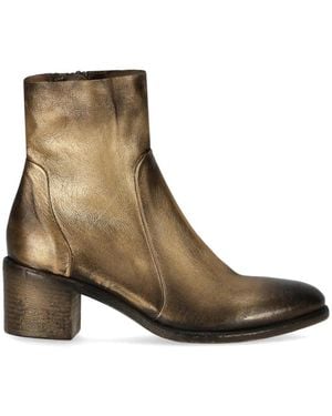 Strategia Heeled Boots - Brown