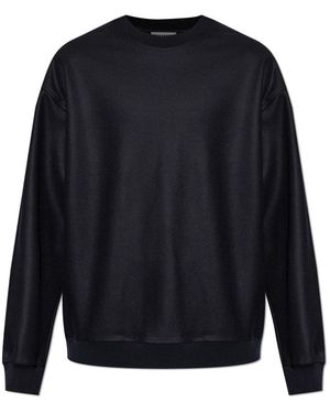 Jil Sander Wool Sweatshirt - Blauw