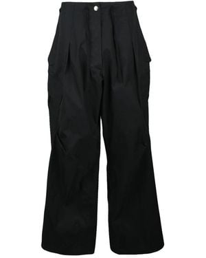 McQueen Wide Trousers - Black