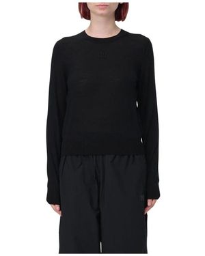 Alexander Wang Round-Neck Knitwear - Black