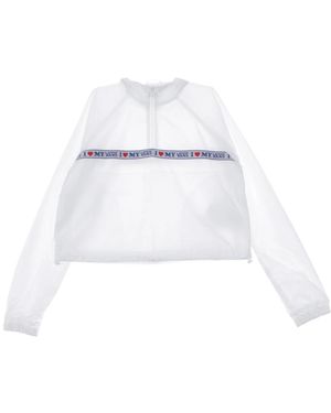 Vans Jassen ,Wit ,Anorak Windbreaker Jas