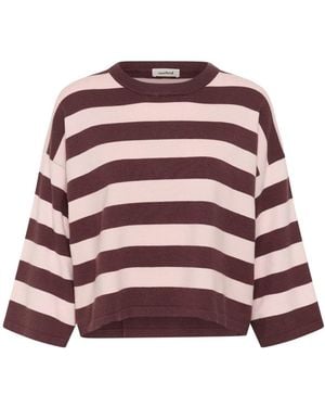Soaked In Luxury Round-Neck Knitwear - Rojo