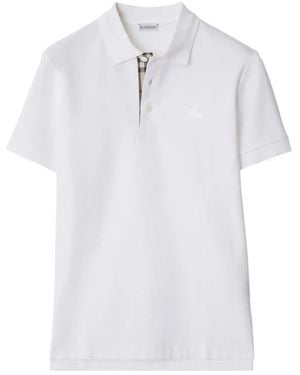 Burberry Polo Shirts - White