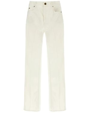 Balmain Straight Fit Jeans - White