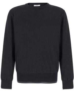 Grifoni Round-Neck Knitwear - Bleu