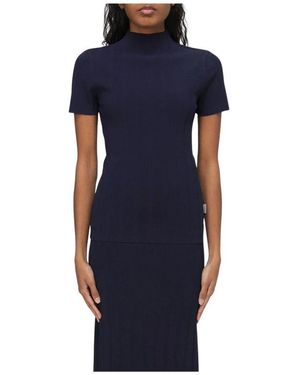 REMAIN Birger Christensen T-Shirts - Blue