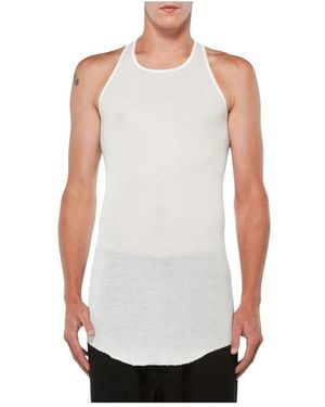 Rick Owens Sleeveless Tops - White