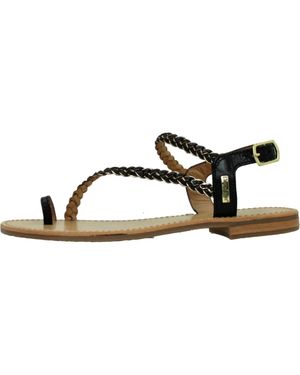 Les Tropeziennes Platte Sandalen Voor Vrouwen - Zwart