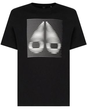 Moose Knuckles T-Shirts - Black