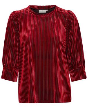 Kaffe Blouses - Rojo