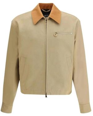 Versace Light Jackets - Natural