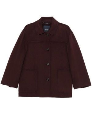Max Mara Jassen ,Rood ,Lichte Jassen - Paars