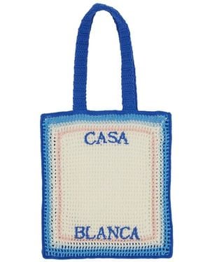CASABLANCA Tote Bags - Blue