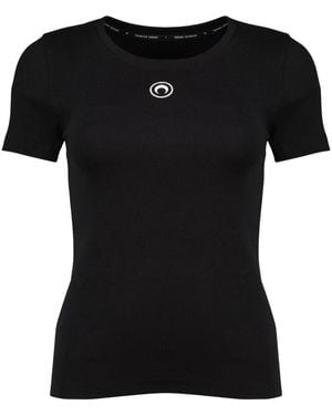 Marine Serre T-Shirts - Noir