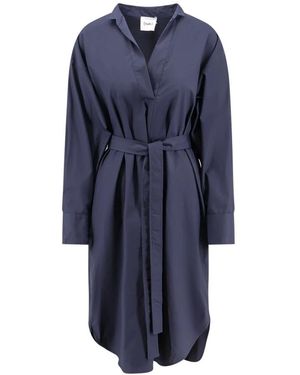 Nude Shirt Dresses - Blu