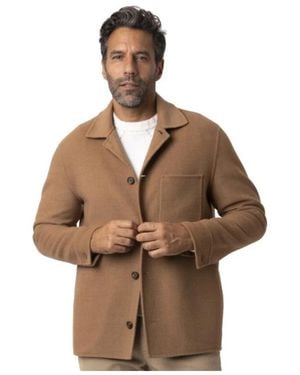 Eleventy Light Jackets - Marrón