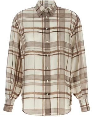 Brunello Cucinelli Shirts - Natural