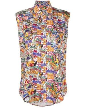 Washington DEE-CEE U.S.A. Sleeveless Tops - Multicolour