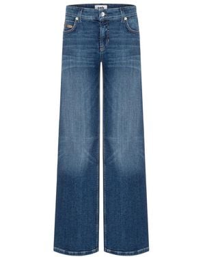 Cambio Tess Boot-Cut Jeans - Blau