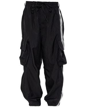 Y-3 Broeken ,Zwart ,Nylon Nylon Wired 3-Stripes Cargo Broek