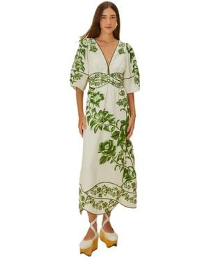FARM Rio Midi Dresses - Verde