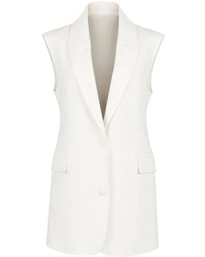 Twinset Vests - White