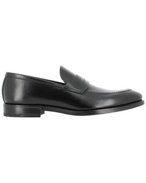 Henderson Schoenen ,Zwart ,Leer Klassieke Penny Loafers