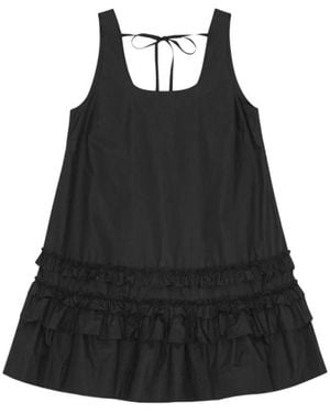 Ganni Short Dresses - Negro