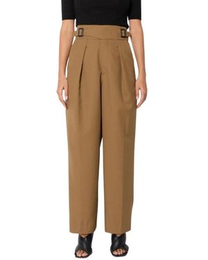 Berenice Wide Trousers - Marrón