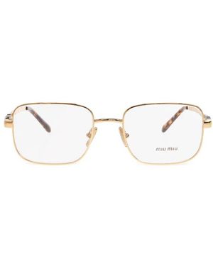 Miu Miu Mu 51Zv Brillen - Wit
