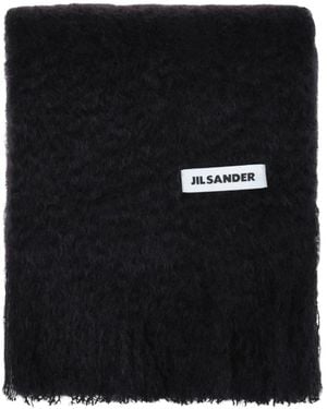 Jil Sander Winter Scarves - Negro
