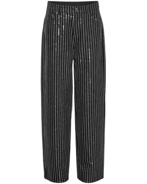 ROTATE BIRGER CHRISTENSEN Wide Trousers - Black