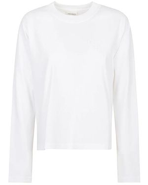 Closed Long Sleeve T-Shirts - White