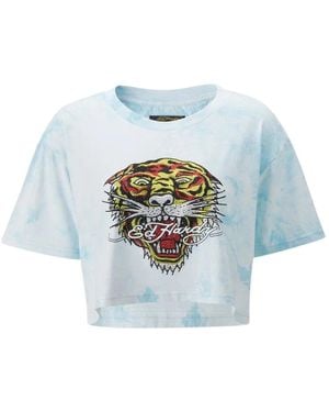 Ed Hardy T-Shirts - Bleu