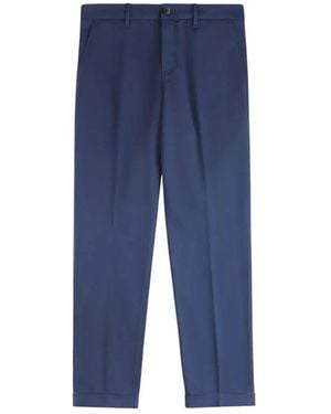 Fay Slim-Fit Trousers - Blue