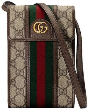 Gucci Tag Medium Crossbody Tas - Groen
