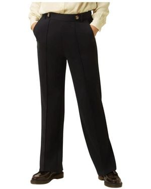 King Louie Straight Trousers - Negro