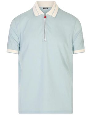 Kiton Polo Shirts - Bleu