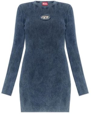 DIESEL M-Anchorage-Ls Kleid - Blau