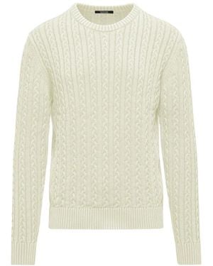 Bomboogie Round-Neck Knitwear - White